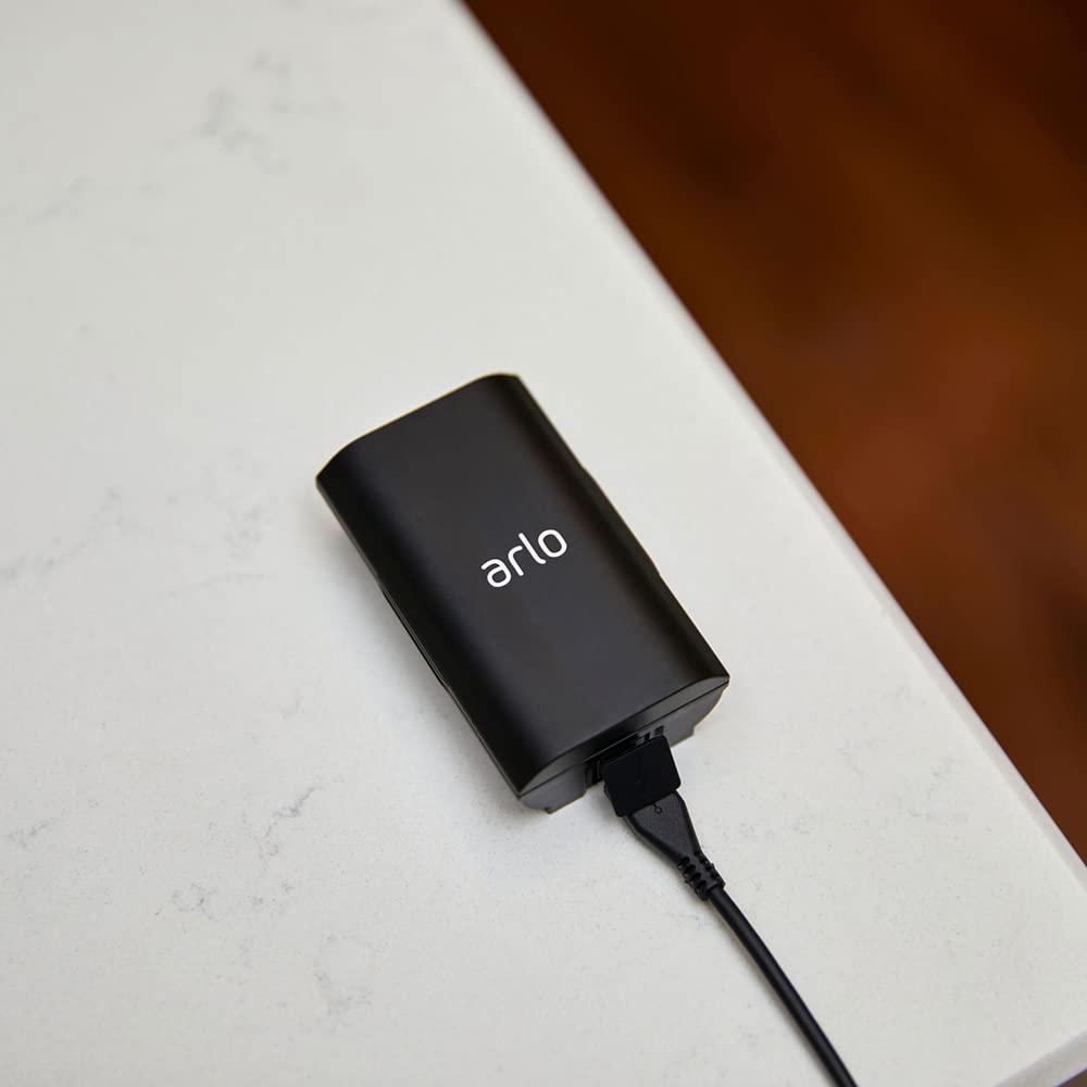 Arlo Rechargeable Video Doorbell Battery - Arlo Certified Accessory - Works with Arlo Essential Wire-Free Video Doorbell, Back-Up Battery, Easy