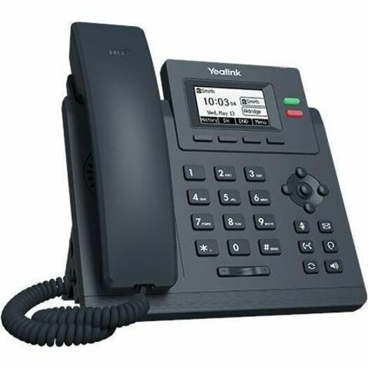 Yealink SIP-T31G IP Phone - Corded - Corded - Wall Mountable - Classic Gray