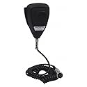 Astatic 30210002 Rubberized 4 Pin 636L Noise Cancelling Microphone, Black
