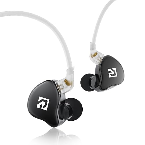Phenyx Pro in-Ear Monitor Earphones, Sound Isolating Wired Earbuds w/Detachable 2-Pin Cable, Ergonomic Fit, Universal Compatibility, Professional IEM…