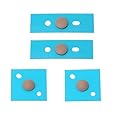 Laptop Bottom Case Rubber Feet Replacement for Microsoft Surface Laptop 3 4 5 Anti Slip Laptop Foot Pads Rose Gold