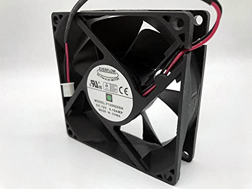 F128025SH 12V 80mm Fan 12V 0.19A 80×80×25mm Cooling Fan