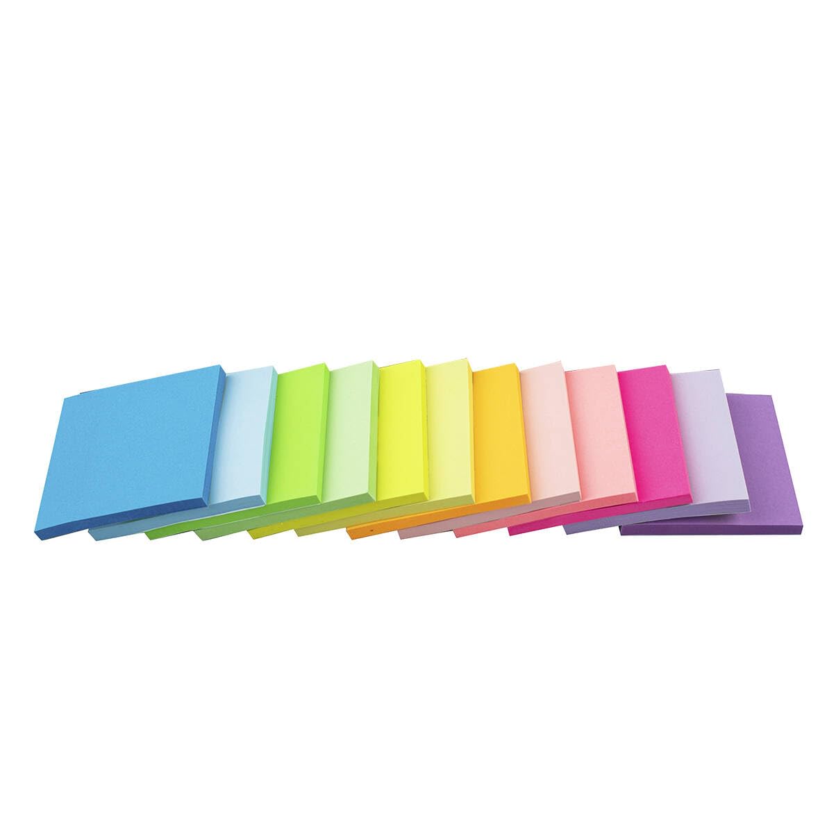 Sticky Notes 3x3 Inches,Bright Colors Self-Stick Pads, Easy to Stick for Home, Office, Notebook (8)