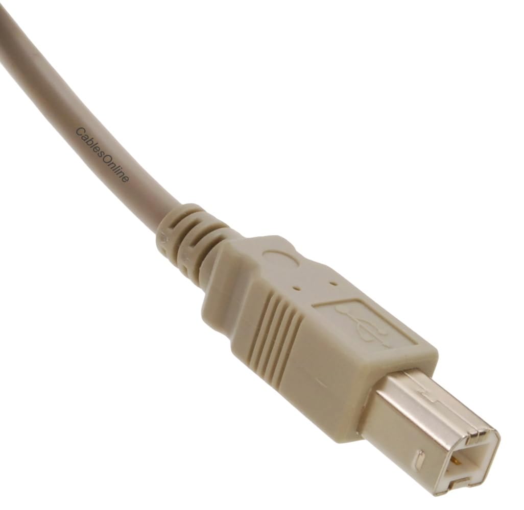 CablesOnline 6ft USB 2.0 Type-B Male to Type-B Male Hi-Speed Cable, USB2-BB06