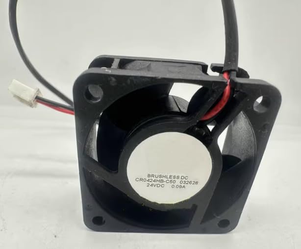 CR0424HB-C50 DC24V 0.09A 40x40x20mm 2-Wire Cooling Fan
