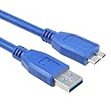 SLLEA 3 FT USB 3.0 Power Charger Data Cable/Cord for Seagate External Hard Drive Disk