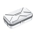 SUREWO Osmo Pocket 3 Case, Portable PU Storage Protective Bag for DJI Osmo Pocket 3 Standard kit and DJI Osmo Pocket 3 Power Expansion Combo