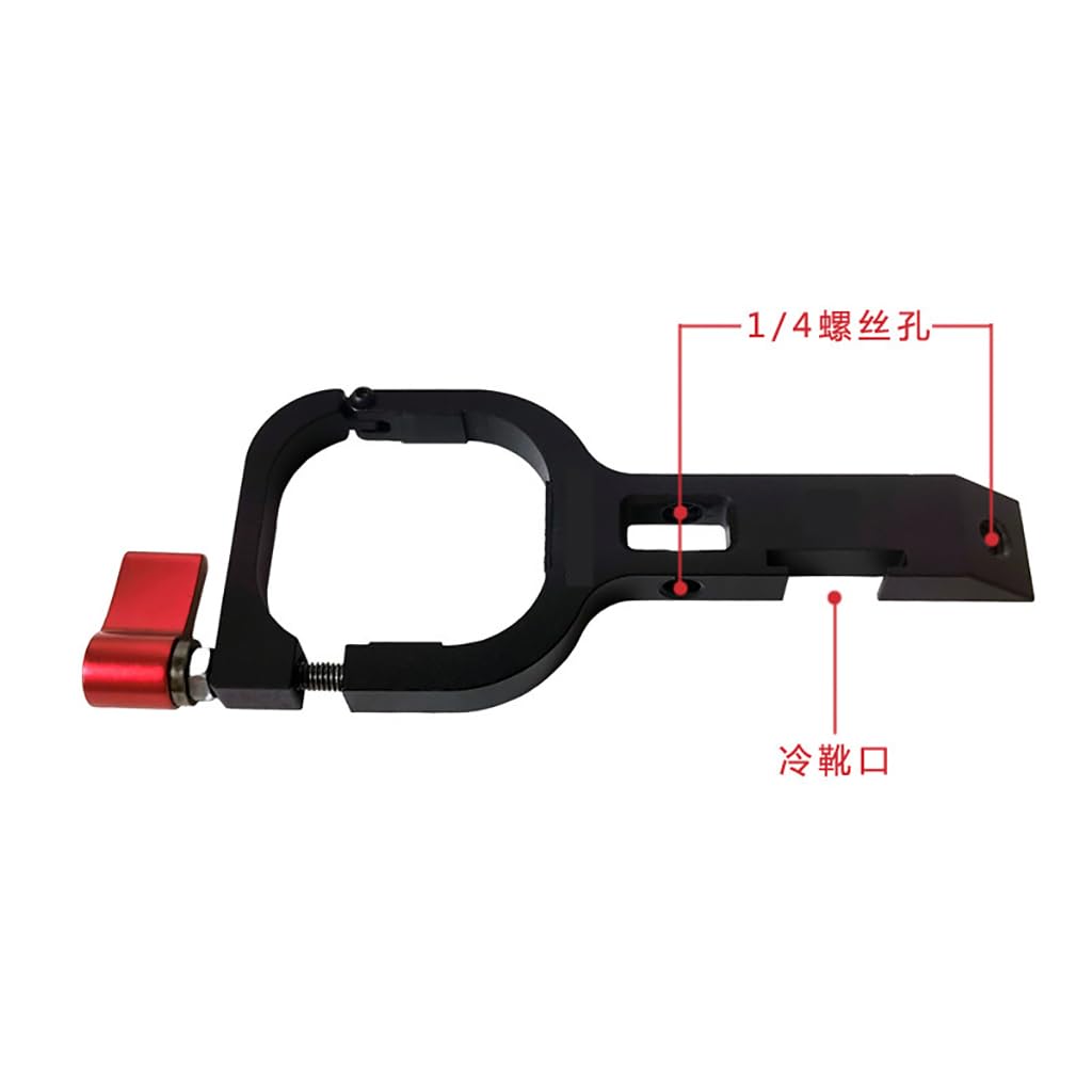 NovelGoal Camera Gimbal Handheld Mounting Clamp Extension Bracket with 1/4 Hole Cold Shoe Mount Compatible with Zhiyun Crane Cloud Crane M3 M3S (with
