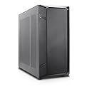 Rosewill Helium NAS Black ATX Mid Tower Computer Case, Mesh Panel, 4X 140mm PWM Fan, Ideal for DIY NAS, Media Servers, or Small Business Applications