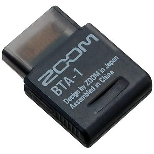 Zoom BTA-1 Bluetooth Adapter, Designed for H3-VR, L-20, L-20R, Q8n-4K, and F6 + Diginerds Microfiber Cleaning Cloth