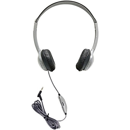 HamiltonBuhl Schoolmate On-Ear Stereo Headphone with Leatherette Cushions and in-line Volume (1)
