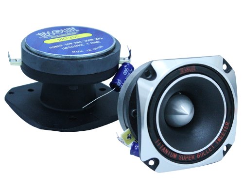 Absolute USA PBT35S 3.5-Inch Titanium Bullet High Compression Tweeter with 10 Oz Ferrite Magnet