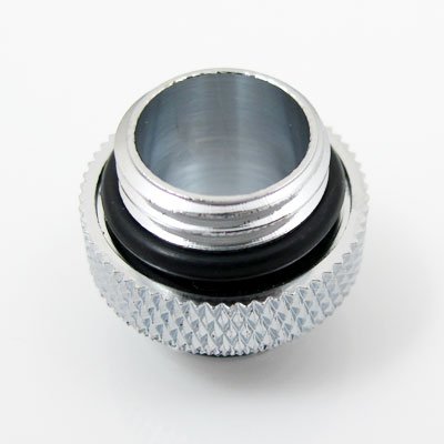 XSPC G1/4" 5mm Male to Male Fitting, Chrome, 4-Pack