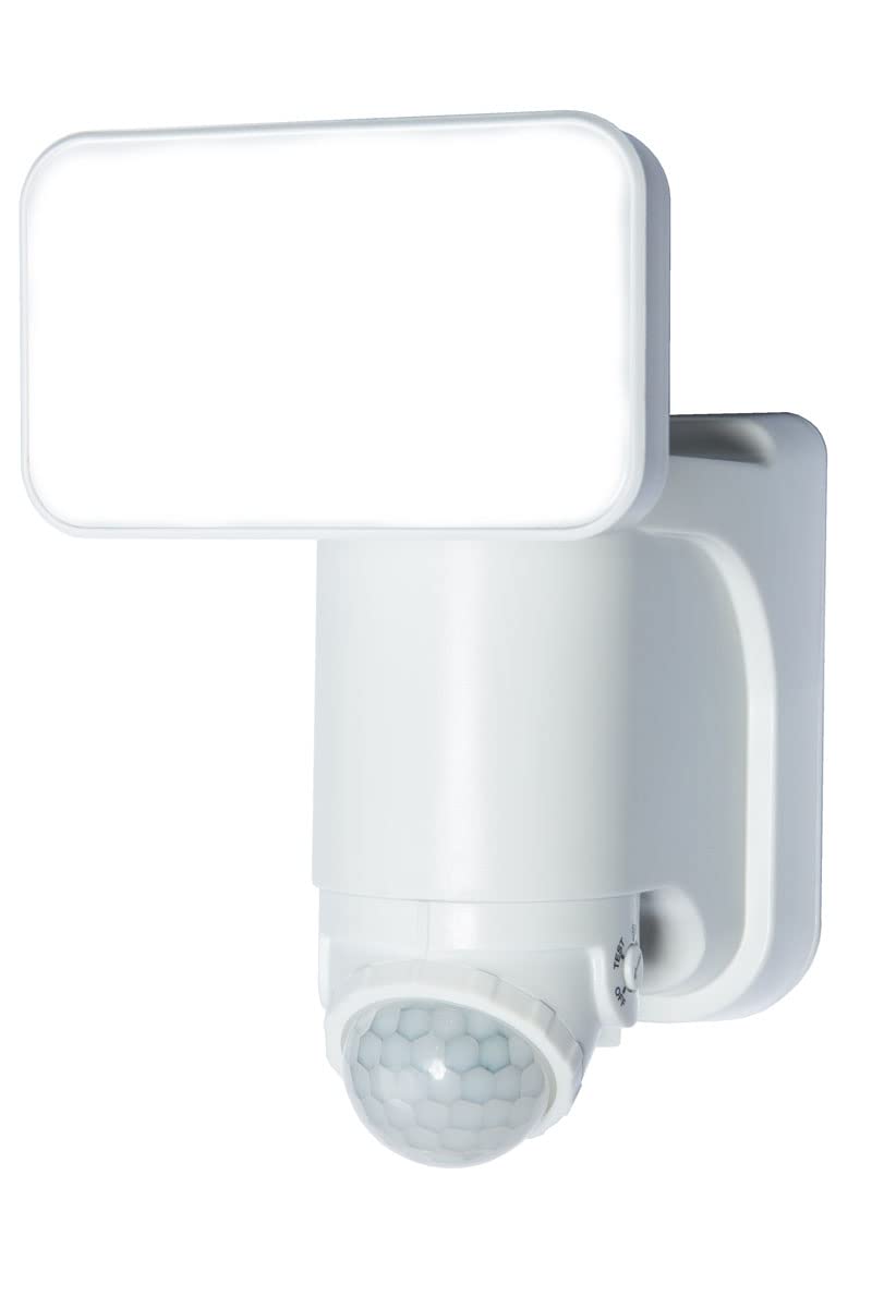 Heath Zenith HZ-7162-WH 300 lm. Solar Powered with Battery Backup Motion Sensing Light with Easy Install Plate, White