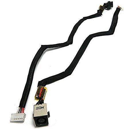 New AC DC Jack Power Plug in Charging Port Connector Socket with Wire Cable Harness Replacement for DELL Studio 1745 1747 1749 DC301007V0L