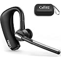 Callez Bluetooth Headset for iPhone Android Cell Phone, Bluetooth Earpiece V5.0 with CVC8.0 Dual Mic Noise Cancelling & Mute/Volume Buttons