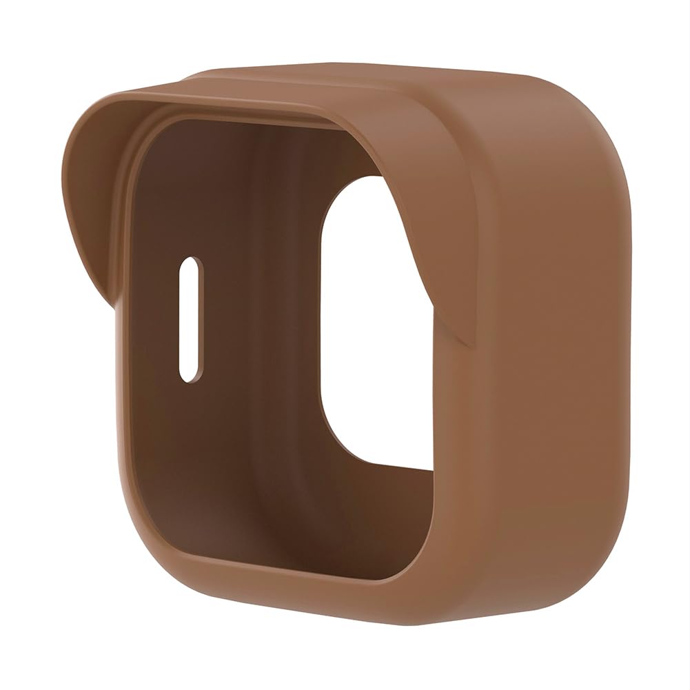 5 Pack Silicone Camera Housing Brim Design for Blink Outdoor 4 (4th Gen) (Dark Brown)