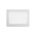 Globe Electric 50W White Super Bright 6000 Lumens Hardwired Automatic Dusk to Dawn Outdoor Integrated LED Flood Light Security Light, Spotlight