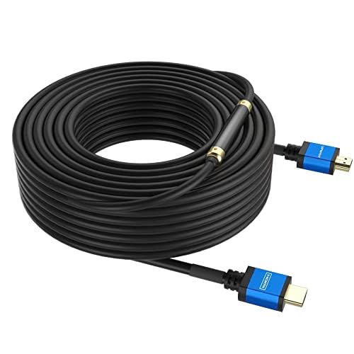 UPWISH 75ft HDMI Cable 2.0 Ultra High Speed with Signal Booster - 4K@60Hz HDR 1080P 3D - HDCP 2.2 & 18Gbps - for PS5/Xbox/TV/Projector/Soundbar