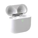 COFFWAY Wireless Charging Case for AirPods 4th Generation, USB-C Replacement Charger, Hard Shell Plastic (White)