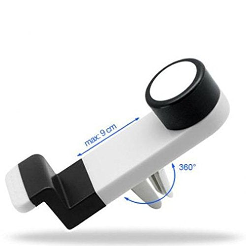 Car Mount AC Air Vent Phone Holder Rotating Cradle Swivel Dock Strong Grip for Samsung Galaxy J7 Refine - Samsung Galaxy J7 Sky Pro - Samsung Galaxy