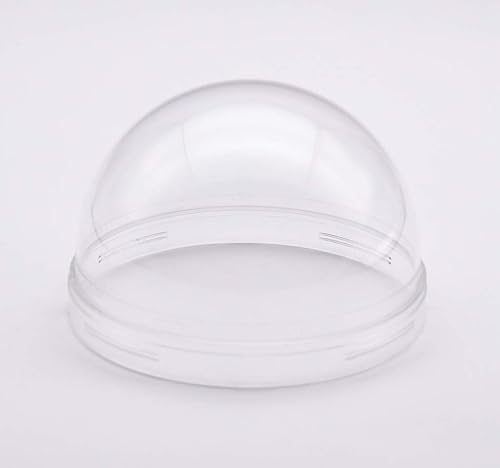 JMX Indoor/Outdoor Acrylic Camera Dome Cover Security Camera Housing (4.2 Inches, Transparent)