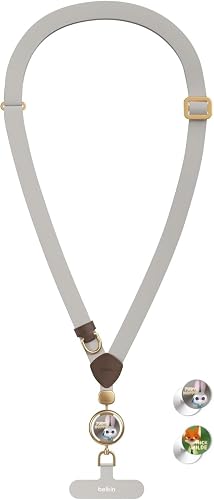 Belkin MSZ001qcOG-DY Smartphone Shoulder Strap Crossbody/Neck/Shoulder Strap Holder Included, Reversible