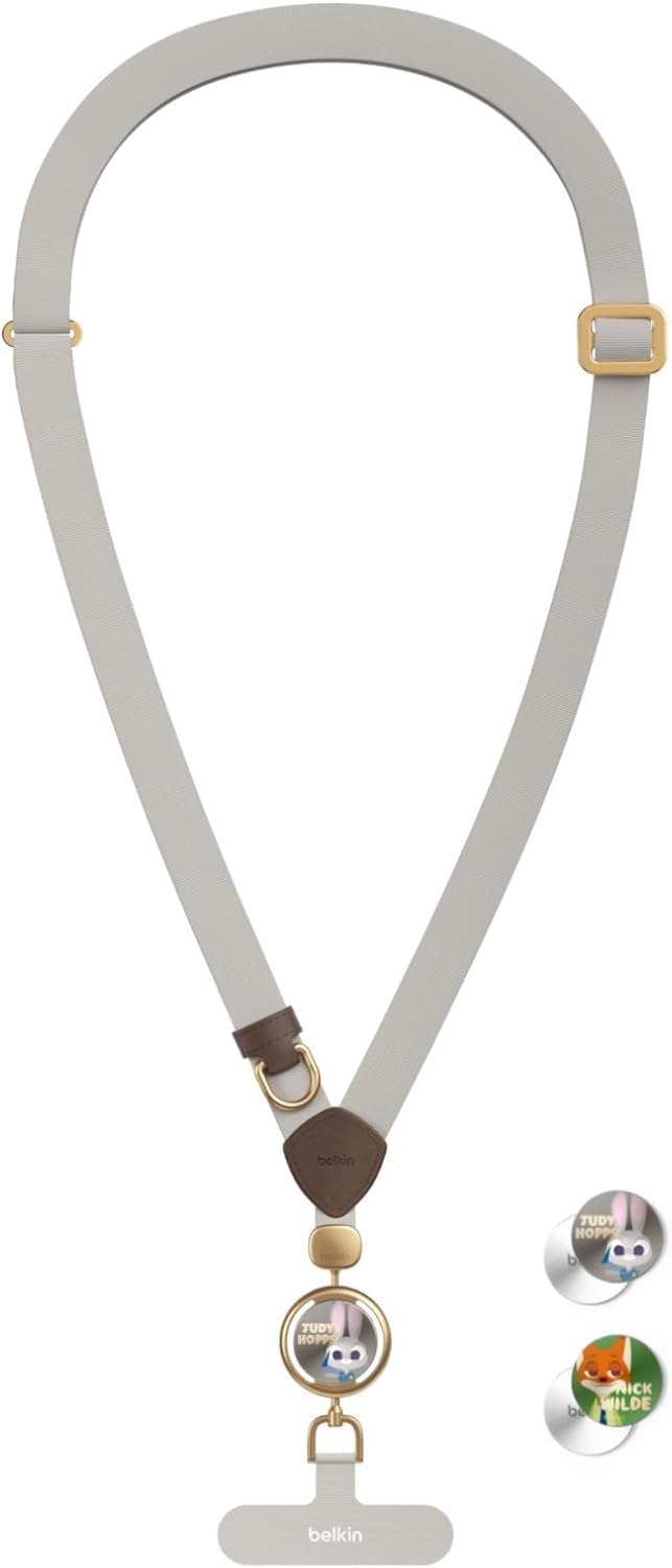 Belkin MSZ001qcOG-DY Smartphone Shoulder Strap Crossbody/Neck/Shoulder Strap Holder Included, Reversible