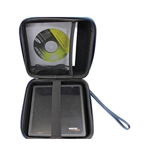 Caseling Hard Case - 7.2"x7.2"x2.2" - for External USB, DVD, CD, Blu-ray Rewriter/Writer and Optical Drives - Portable Carrying Travel Storage Case