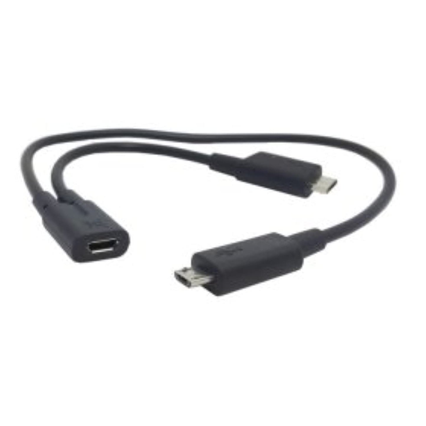 chenyang Micro USB 1 to 2 Y Splitter Cable,Micro USB 1 to 2 Charging Extension Cable Supports Charging Two Devices at The Same Time