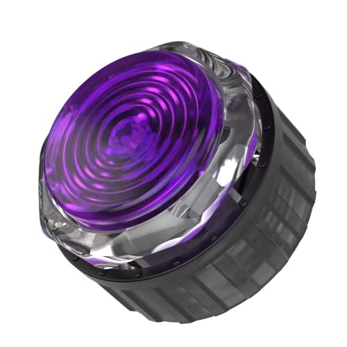 24MM 30MM Gamerfinger Mechanical Arcade Buttons with Mx Speed Silver Switches Arcade Push Buttons (Purple)