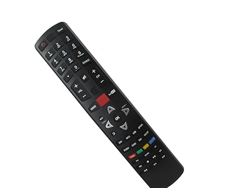 HCDZ Replacement Remote Control for TCL LE58FHDE3000X LE50FHDE3010 L26HDF11TA L40FHDP60 L26HDM12 32S3600 RC2000N02 LCD LED HDTV Smart 3D TV