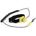 iMBAPrice Anti-Static Adjustable Grounding Wrist Strap Components Black, Yellow