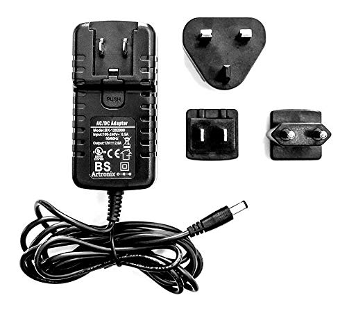 ARTRONIX Power Adapter Supply 12V 2A 5.5 X 2.1 mm for MAG 254 256 322, DREAMLINK Dlite T1PLUS T2 T5, FORMULER ZX Z7+ Z8 International US/UK/EU Europe…