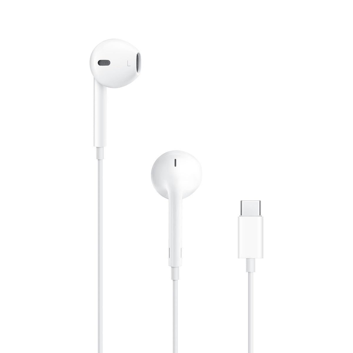 Apple EarPods Headphones, Wired Ear Buds with Built-in Remote to Control Music, Phone Calls, and Volume - Retail Packaging (USB-C)