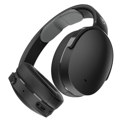 Skullcandy Hesh ANC Wireless Over-Ear Bluetooth Headphones, Active Noise Cancelling, Up to 22 Hrs Battery, Foldable Lightweight Design, Microphone…