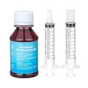 Printhead Cleaner, TBTeekk Inkjet Printer Cleaning Fluid for HP Print Head Nozzles 100ml Cleaner Kit - Red