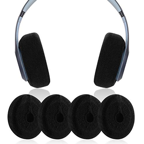 JARMOR Earpads Sweater Cover Protectors with Stretchable Knit Fabric for Beats Studio 3/2 Bose QC35 25 15 Headphones and Other Headsets with 3-4 Inch