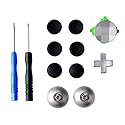 Gam3Gear 11 in 1 Metal Alloy Analog Thumbstick D-Pad Directional Button Set for Xbox One Elite/ Xbox One/ Xbox One S/ Xbox One X Controller with Open
