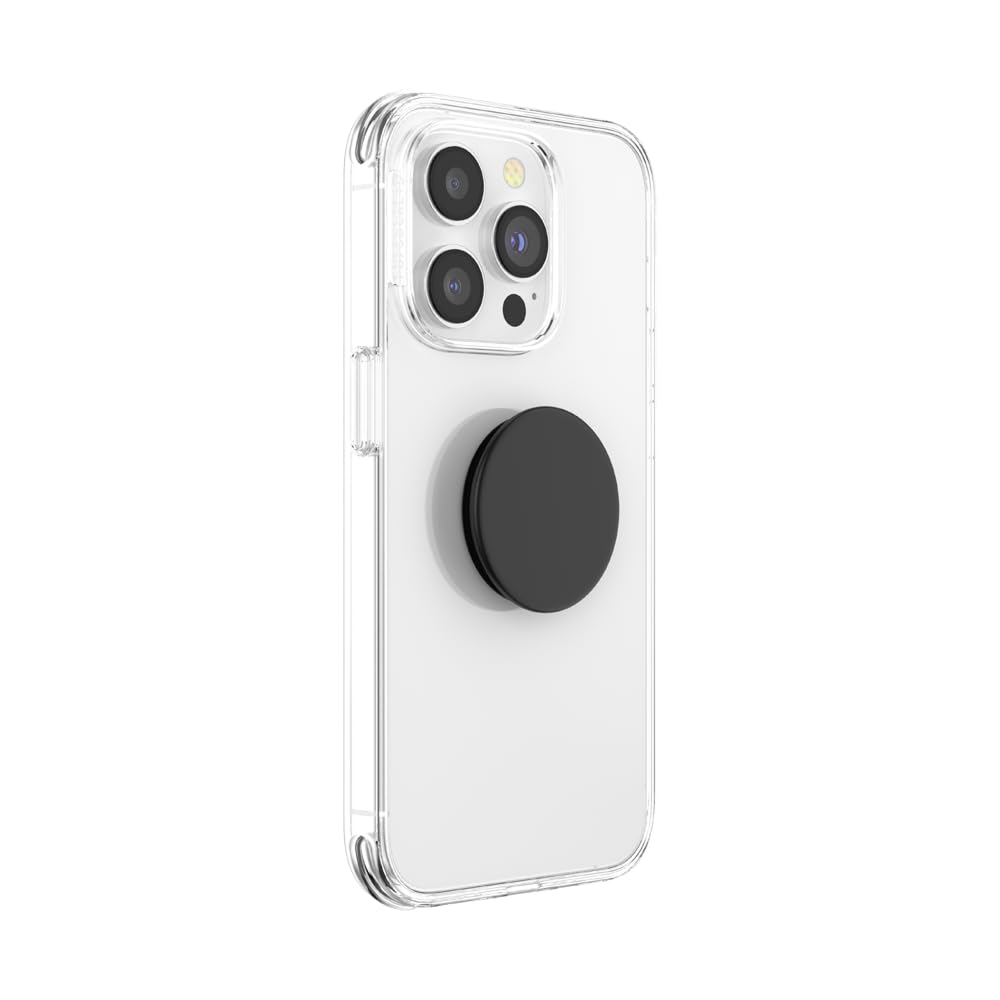 PopSockets Adhesive Phone Grip, Holder, Phone Stand, Black - Black