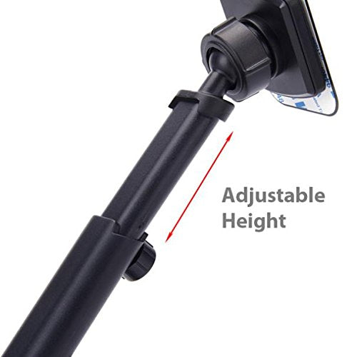 DNRPrime Car Mount Magnetic Holder Dash for Pixel 6, Pro - Windshield Telescopic Strong Grip Strong Magnets Compatible with Google Pixel 6, Pro Black