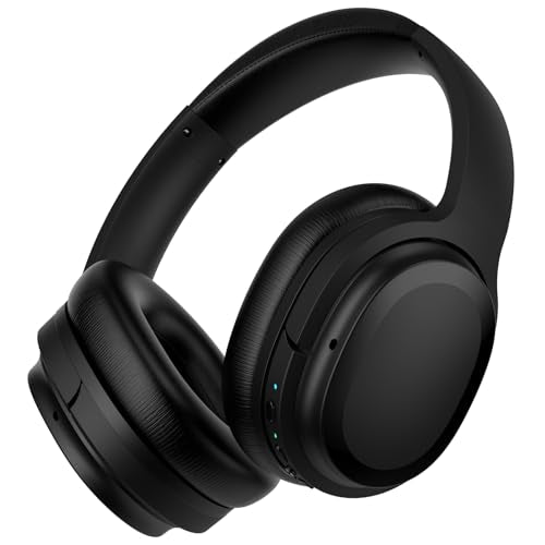 commalta Hybrid Active Noise Cancelling Bluetooth Headphones, Over Ear Wireless Headphones with Bluetooth 5.2, Immersive Sound and Deep Bass, 30…
