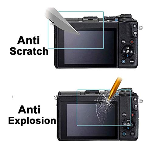 conulog [2-Pack Screen Protector Tempered Glass for Canon G7X Mark III - Ultra Thin Screen Protective Film For Camera Canon G7 X Mark iii G9X Mark II