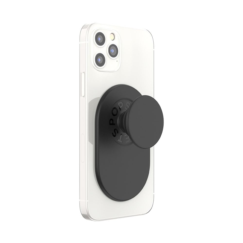 PopSockets PopGrip for MagSafe, Magnetic Phone Grip & Stand, Swappable Top, Secure Grip for iPhone MagSafe Cases, Kickstand for Hands-Free Viewing