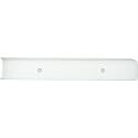 Progress Lighting Channel Glass Collection 4-Light Glass Traditional Bath Vanity Light, Indoor, P3110-30, White