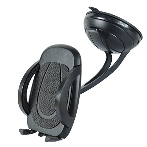 Heavy Duty Easy Mount Car Holder Dash Windshield Dock for iPhone SE, 6 6S, 6 and 6S Plus, 5S 5C 5 5G 4S (All Carriers Including at&T, T-Mobile