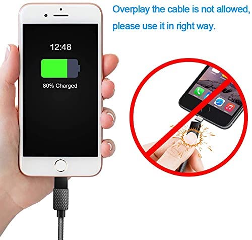 MTAKYI Extra Long Phone Charger Cable 5M, MFi Certified USB Cable, High Data SyncPhone Fast Charging Cable Lead for Phone…