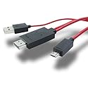 Unknown 6.5 Feet MHL to HDMI Male Adapter Cable for Smartphones and Tablets