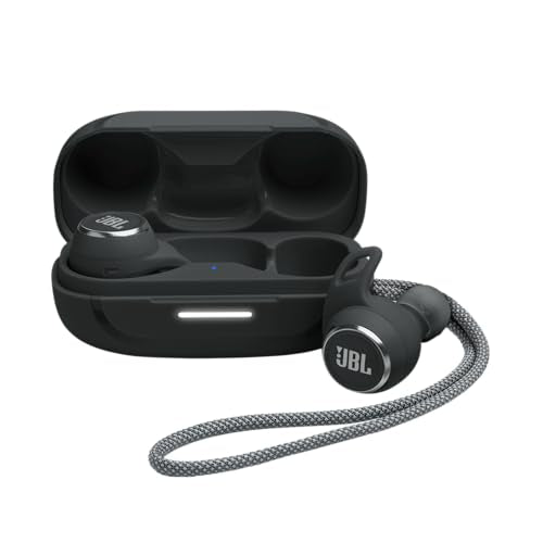 JBL Refect Aero - True Wireless Noise Cancelling Active Earbuds, 6 Mics for Perfect Calls with Voice Aware, Extreme dustproof & waterproof, (Black)