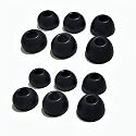 Luckvan Silicone Ear Tips for Beats Fit Pro/Beats Studio Buds Tips Replacement Ear Tips for Beats Earbuds 6 Pairs LMS (Black)